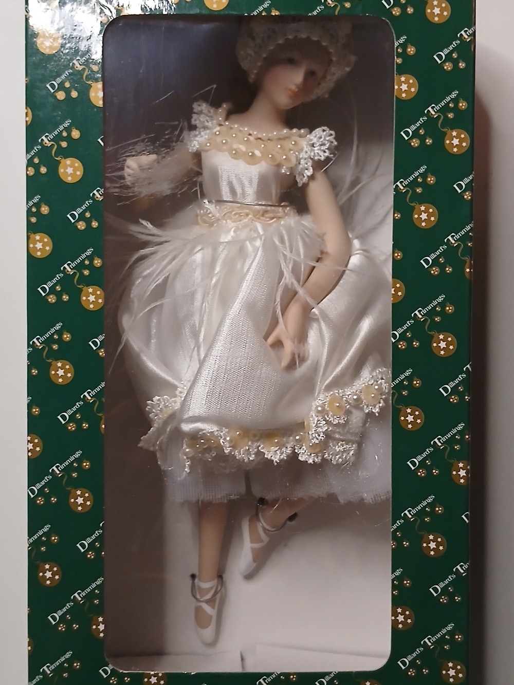 Porcellain Ballerina Christmas Ornament Exclusive To Dillards.